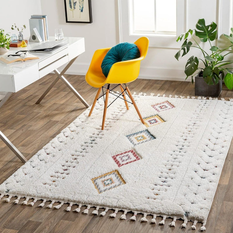 Area Rugs Woven Plush Pile Lofty LOF-2303 5'3" x 7' LOF2303-537