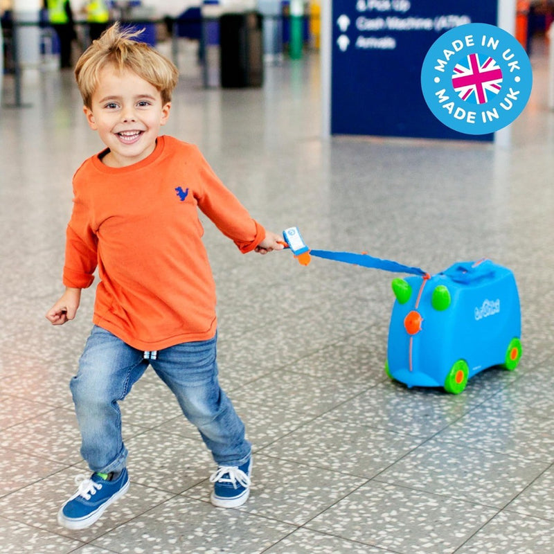 Trunki Children’s Ride-On Suitcase and Kid's Hand Luggage Blue