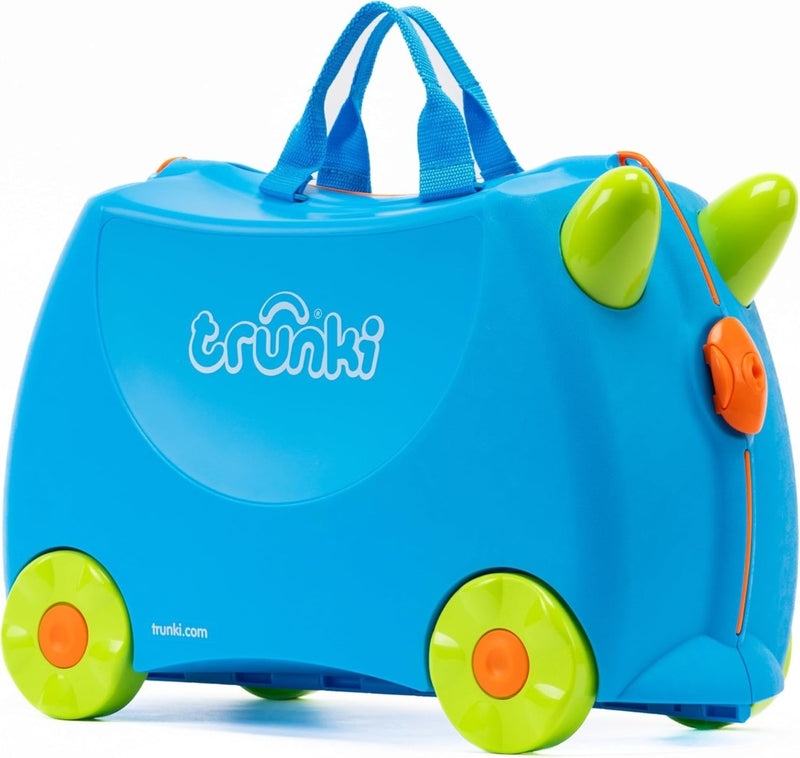 Trunki Children’s Ride-On Suitcase and Kid's Hand Luggage Blue