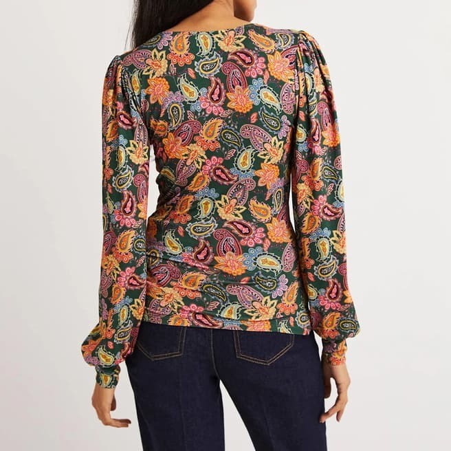 BODEN Blouson Wrap Top