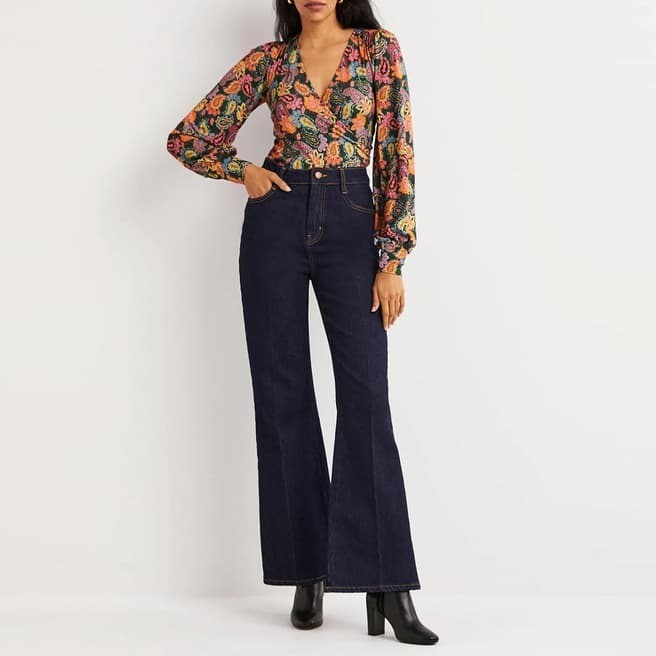 BODEN Blouson Wrap Top