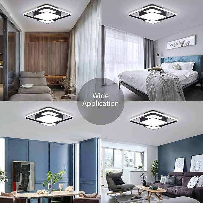 Led Ceiling Light for Bedroom,Remote Control,Brightness Dimmable