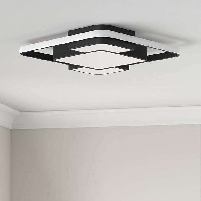 Led Ceiling Light for Bedroom,Remote Control,Brightness Dimmable