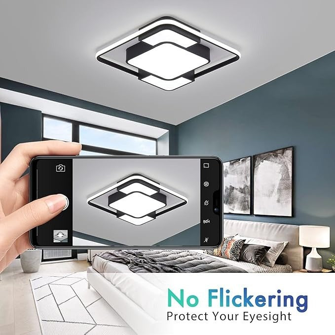 Led Ceiling Light for Bedroom,Remote Control,Brightness Dimmable