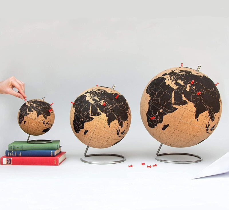 Cork Globe Destination Pinboard