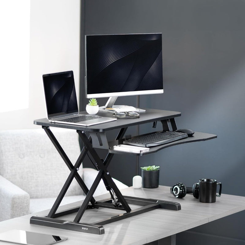 Standing Desk Converter Black VIVO DESK-V000K