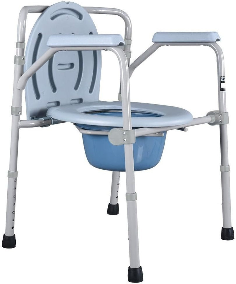 Commode Toilet Chair for Adults 3-in-1 Bedside Height Morimoe