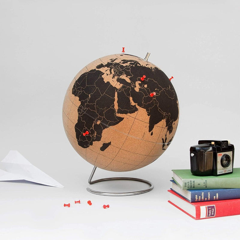 Cork Globe Destination Pinboard