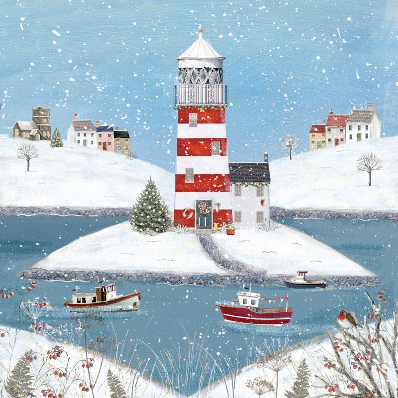 Snowy Harbour Christmas Cards 10 Pack