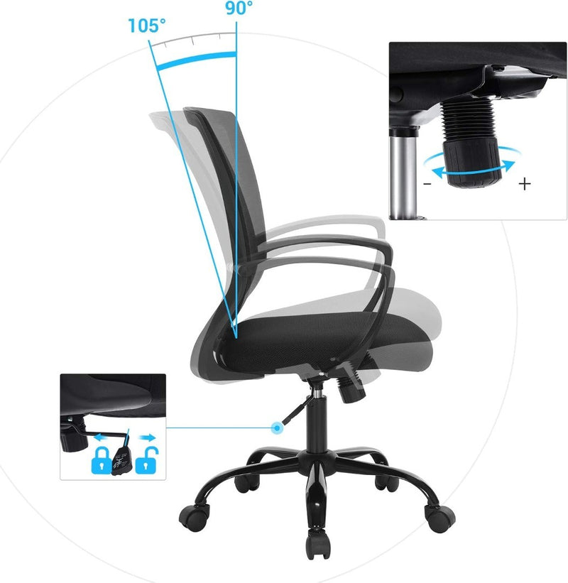 Mesh Office Chair Ergonomic Swivel Chair