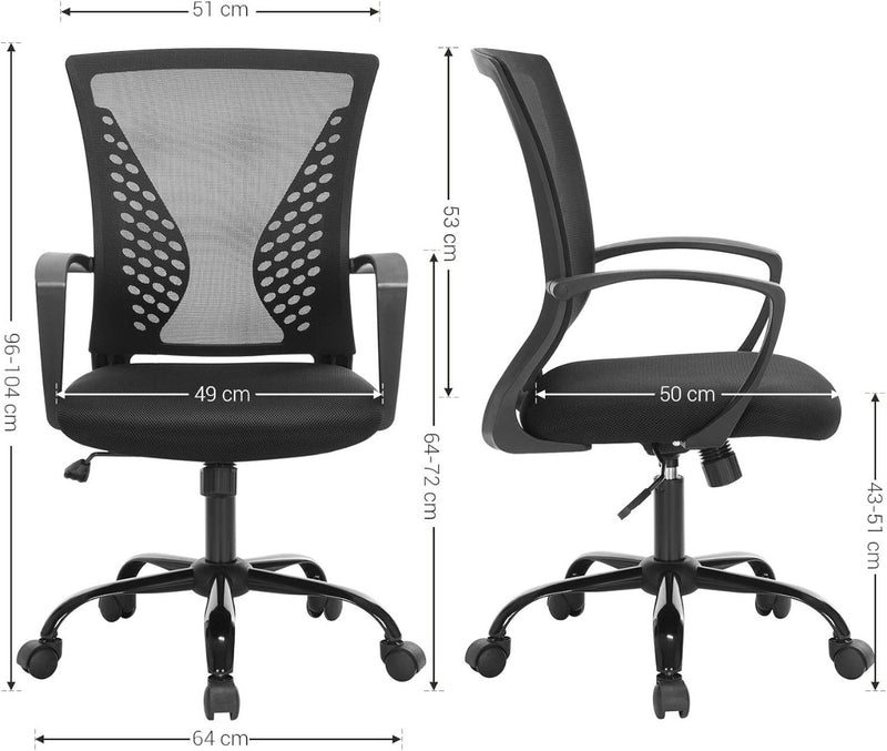 Mesh Office Chair Ergonomic Swivel Chair