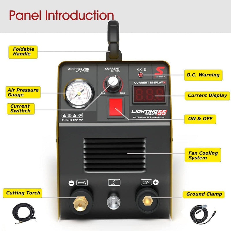 Air Inverter Plasma Cutter - Cutting Machine for Precision Cuts