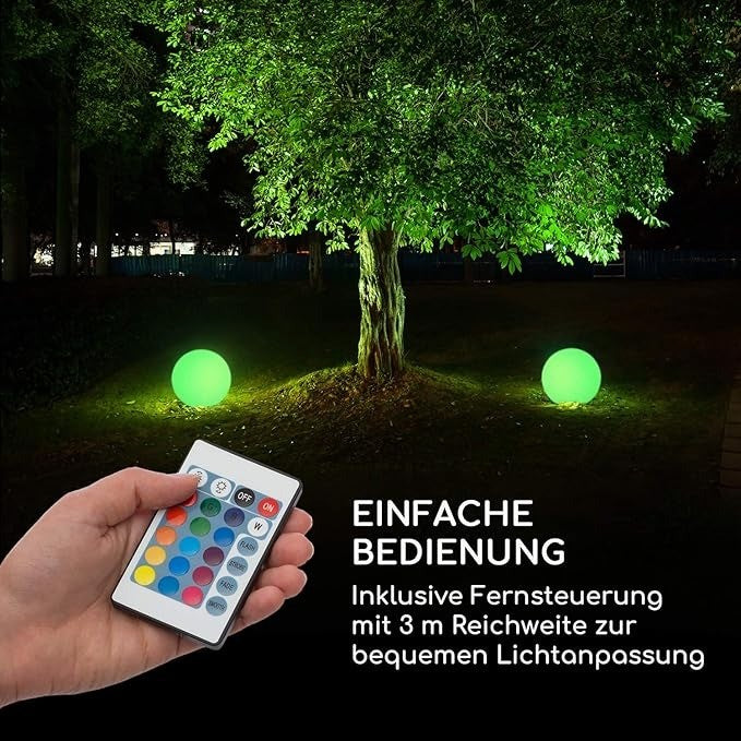 Solar Ball Light 50cm LED 16 Colour