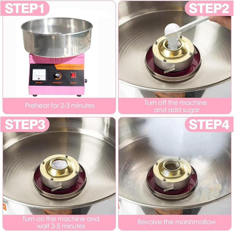 Commercial Marshmallow Machine Cotton Candy Machine Stainless Steel ‎