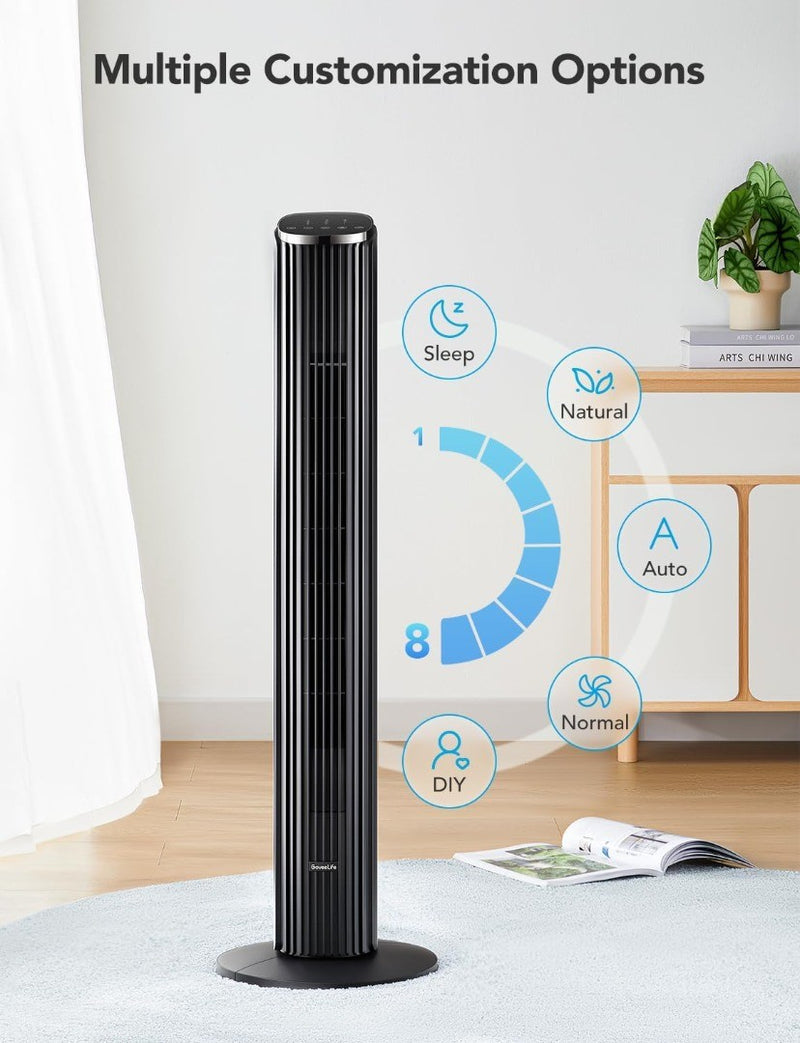 Smart Tower Fan 36" with 8 Speeds