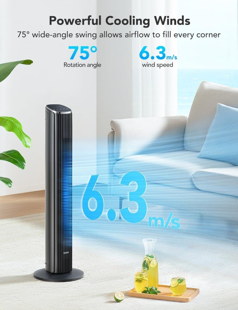 Smart Tower Fan 36" with 8 Speeds