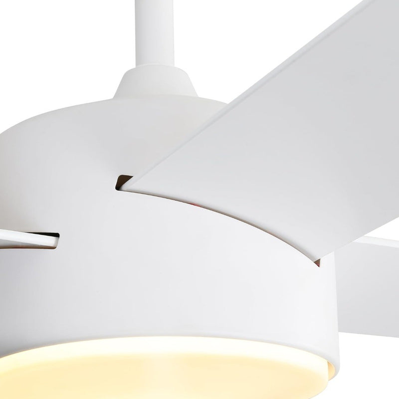 Ceiling Fan with Lamp, Ceiling Fan with Light White/Black Ceiling Fans FINXIN