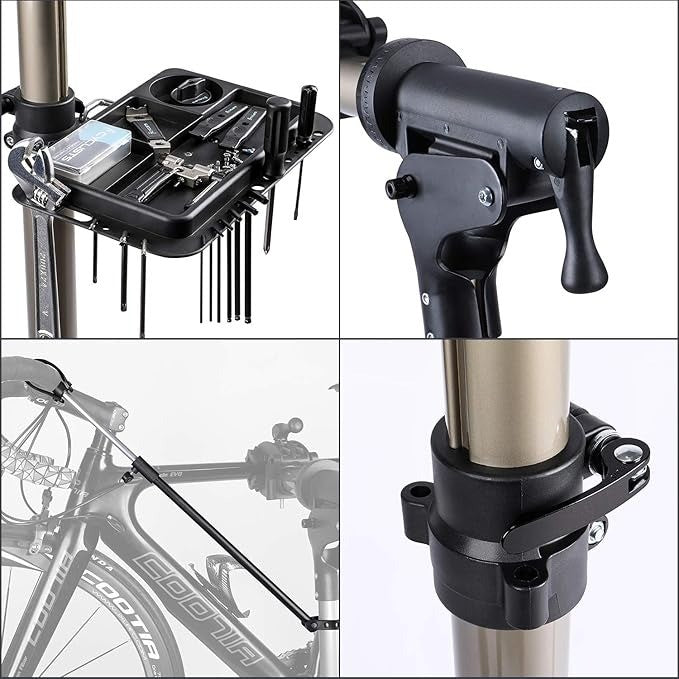 Bike Stand 360 Grip Maintenance Magnet Tool Tray