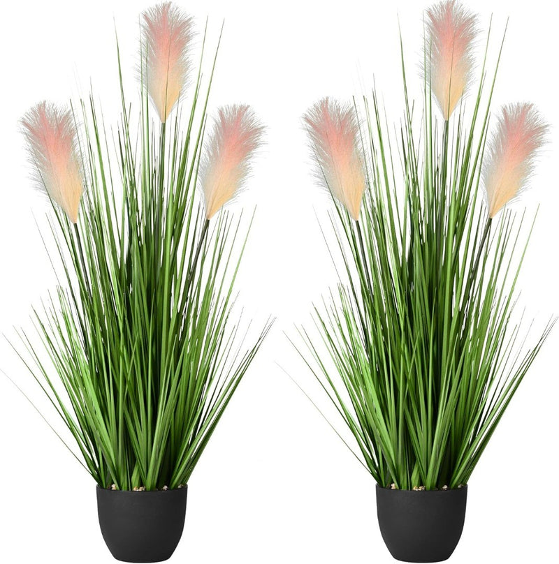 Artificial Reed Flowers 2 Pack 34"