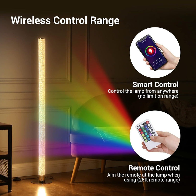 LED Floor Lamp with WIFI Smart RGB 118cm