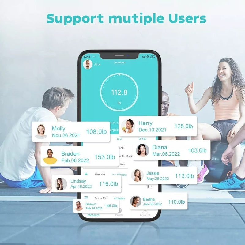 Smart Body Fat Scales with VA Screen