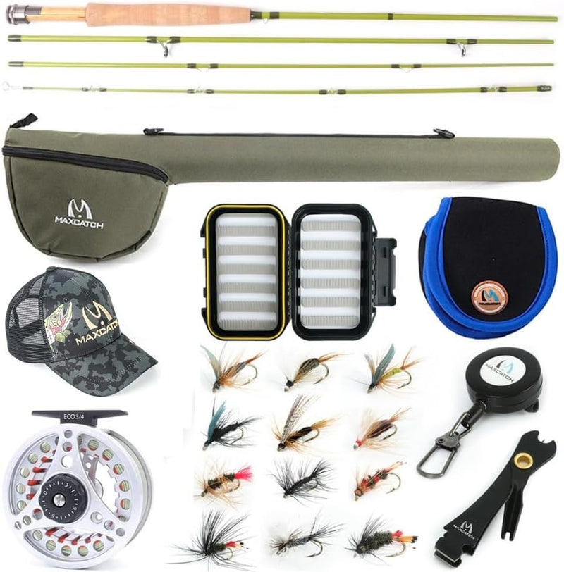 Ultra-Lite Fly Rod Set with Accessories & Cap