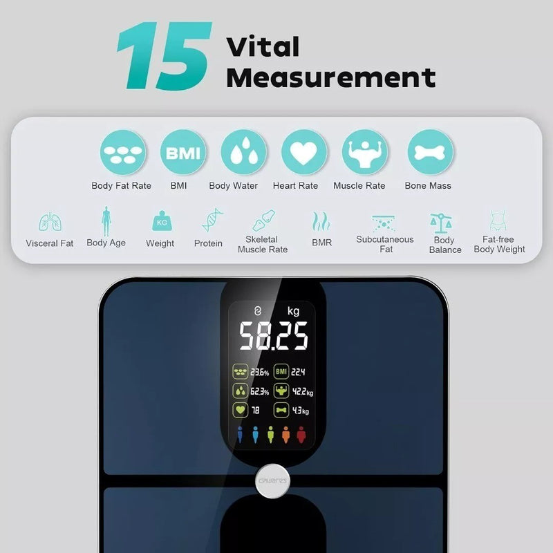 Smart Body Fat Scales with VA Screen