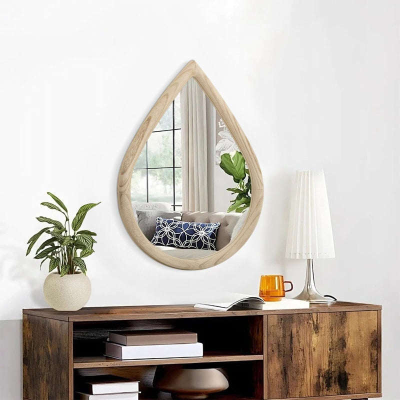 Rustic Teardrop Wall Mirror 16" x 20"