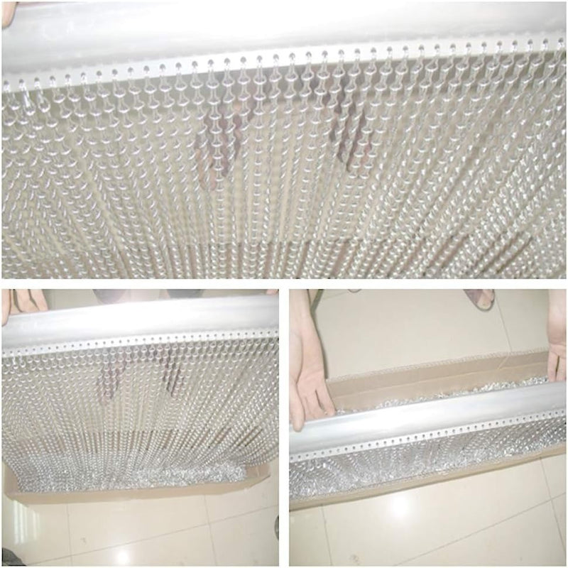 Aluminium Chain Curtain Blind 90 * 200cm