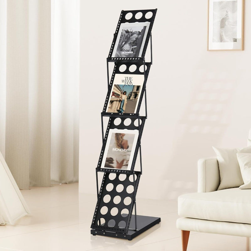 Magazine Rack ‎36 x 27.3 x 130cm A4 Display