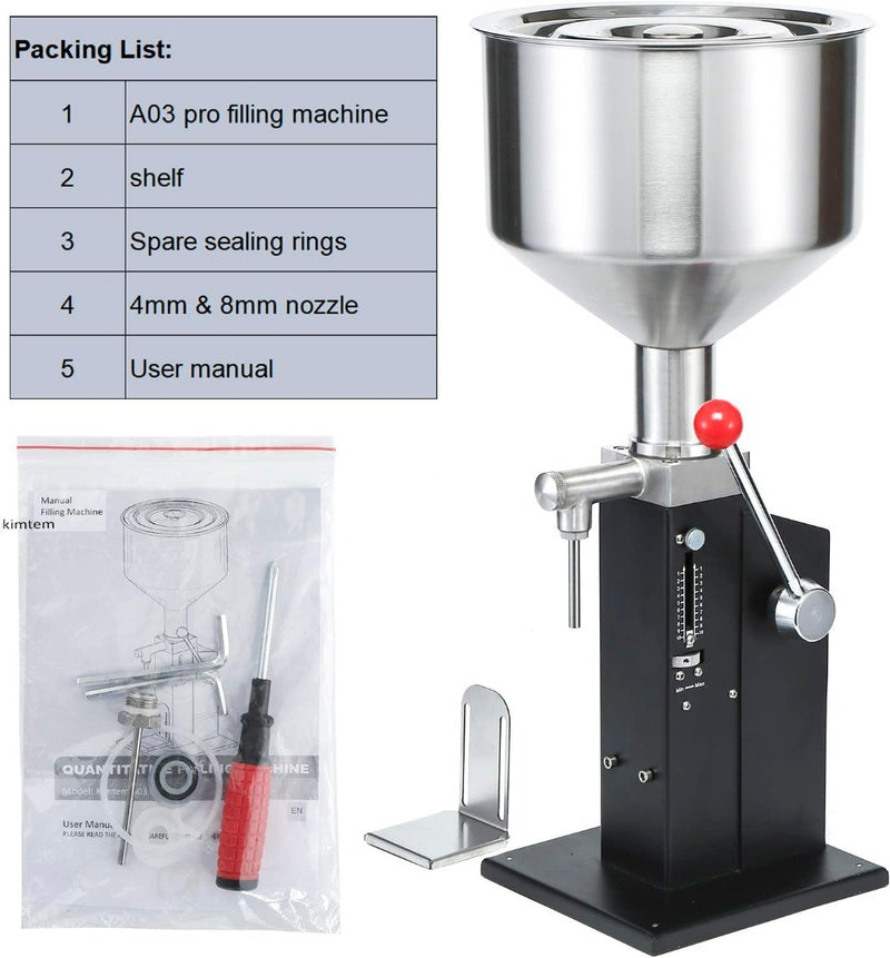 Liquid Filling Machine A03 Pro Stainless Steel