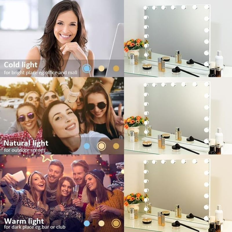 Hollywood Make-Up Mirror with Usb 60 x 50 cm