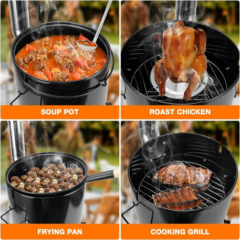 16L Cooking Pot Outdoor Camping Multifunctional