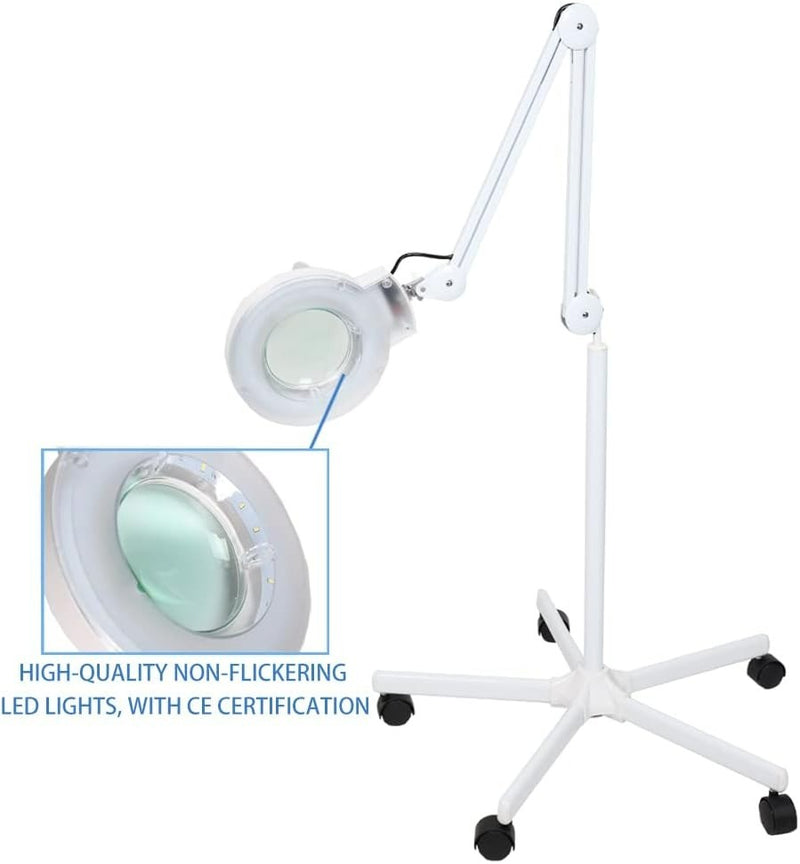 Magnifying LED Floor Lamp White SANQIAO