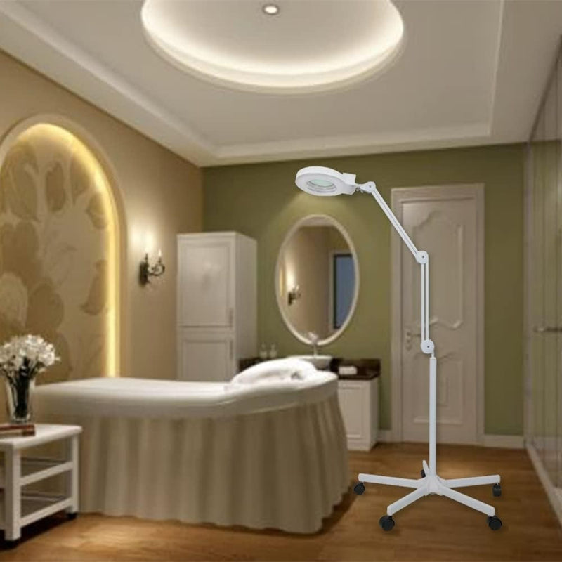 Magnifying LED Floor Lamp White SANQIAO