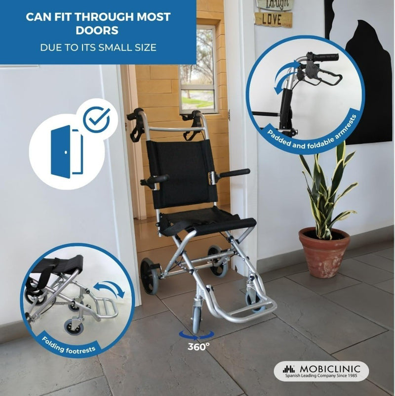 Folding Transport Wheelchair MOBICLINIC