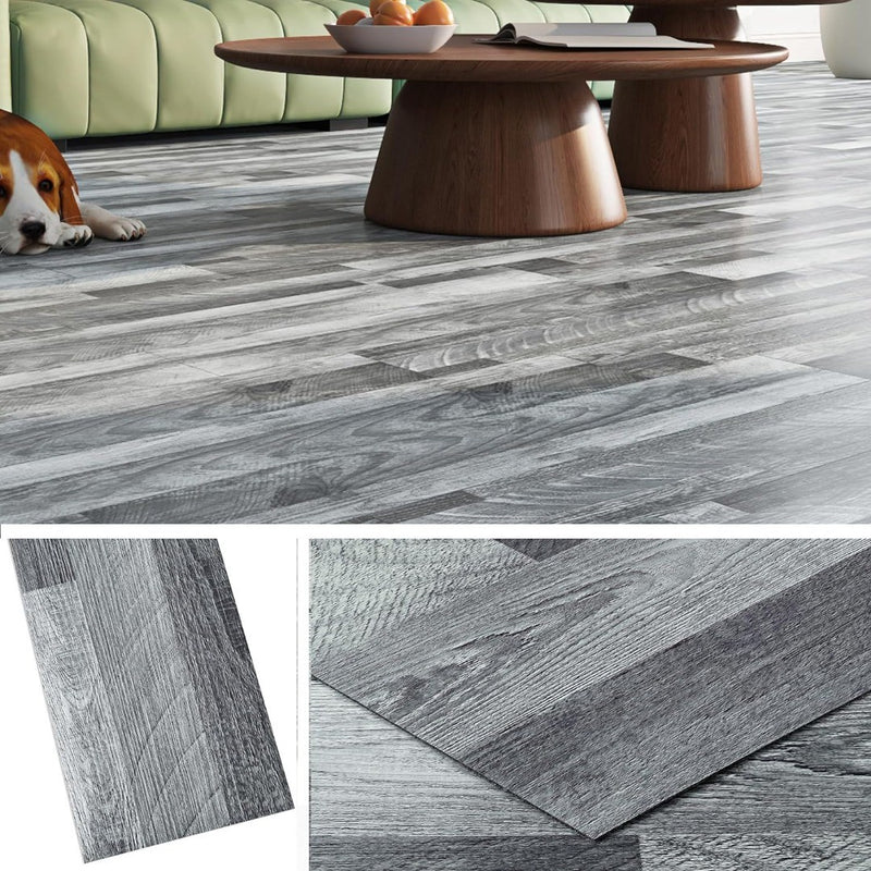 Vinyl Planks 90x15cm Grey Wood 18 Pack