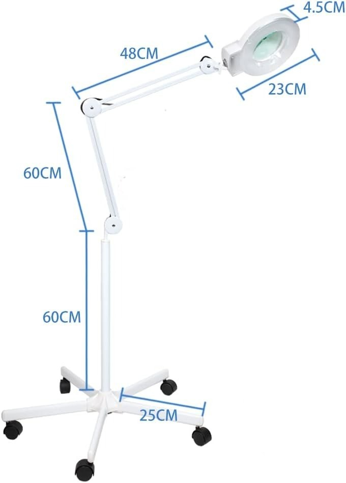 Magnifying LED Floor Lamp White SANQIAO