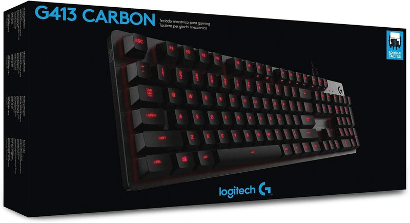 G413 Backlit Mechanical Gaming Keyboard with USB Passthrough