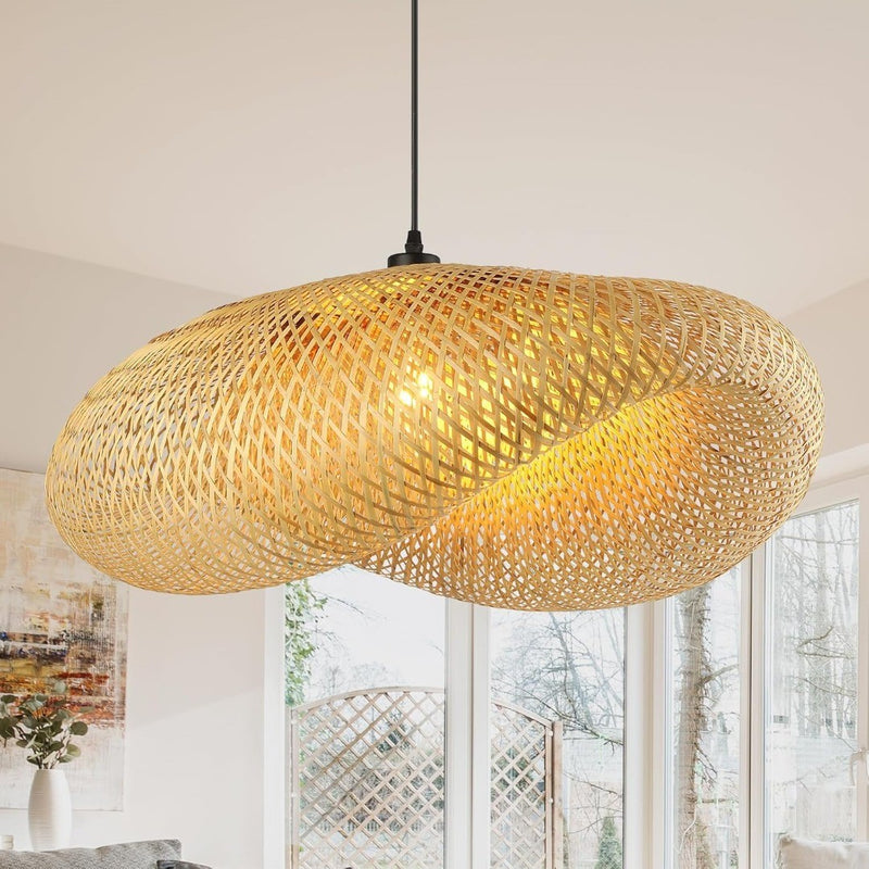 Schindora Retro Rattan Lampshade 80cm