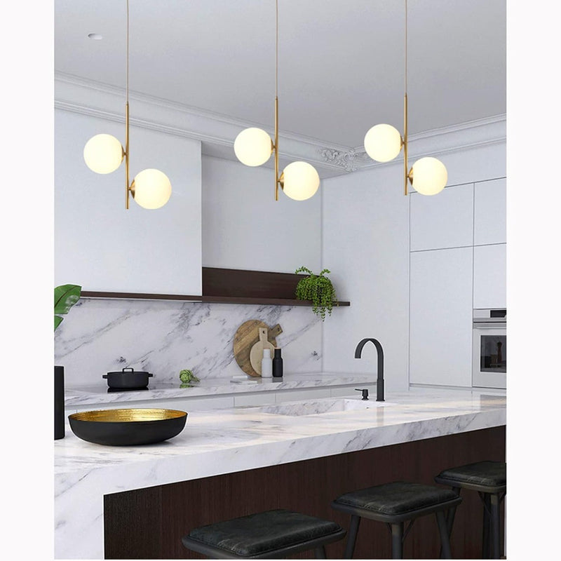 Glass Pendant Light 2 Way ‎32 x 15 x 61cm