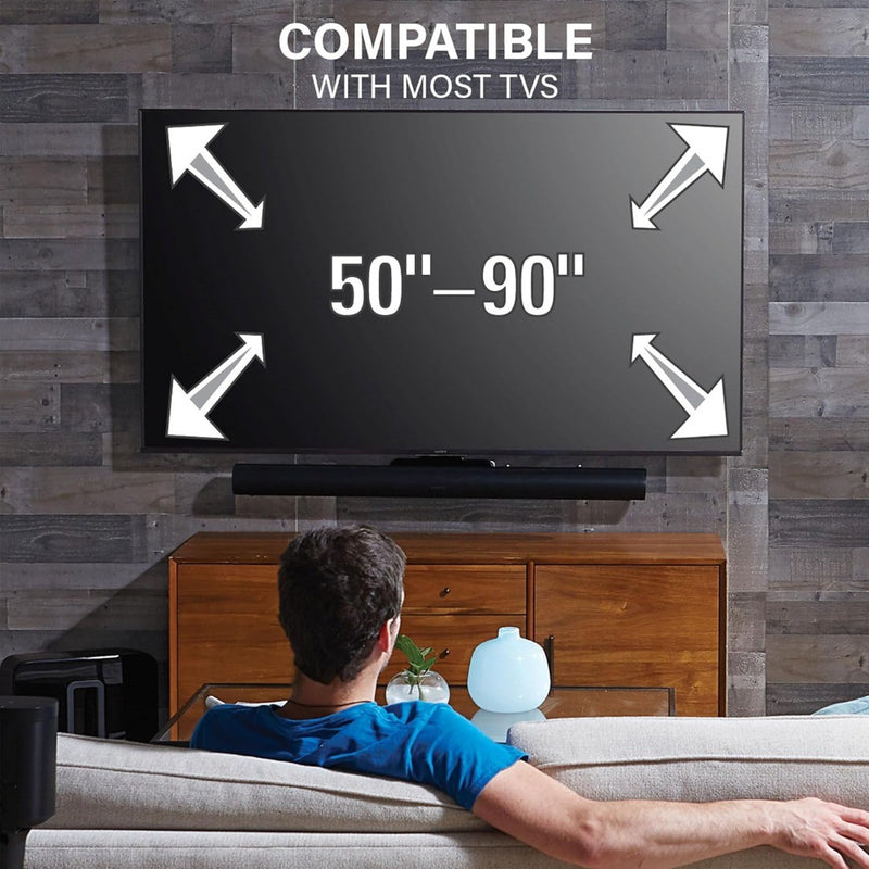 Soundbar Mount Universal Compatibility Designed for Sonos Arc Black SANUS