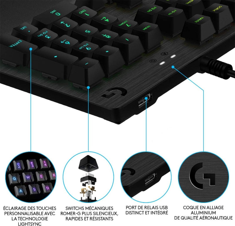 G512 Carbon LIGHTSYNC RGB Mechanical Gaming Keyboard