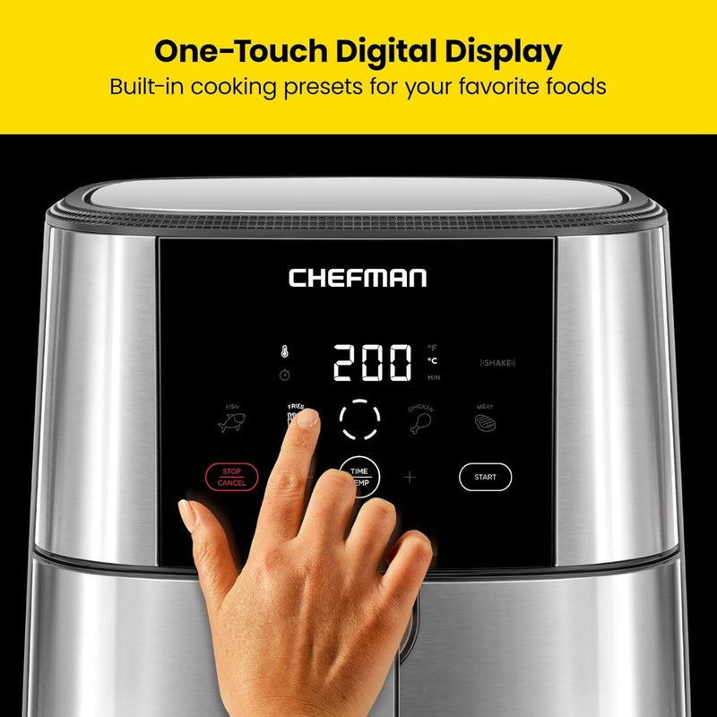 TurboFry® Touch Air Fryer, XL 7.5 Litre Family Size CHEFMAN