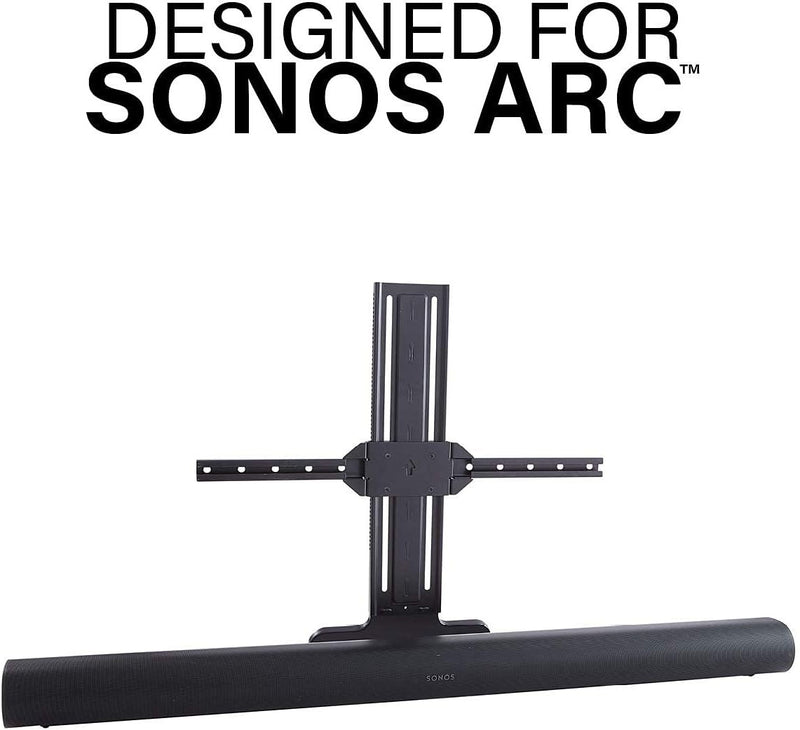 Soundbar Mount Universal Compatibility Designed for Sonos Arc Black SANUS