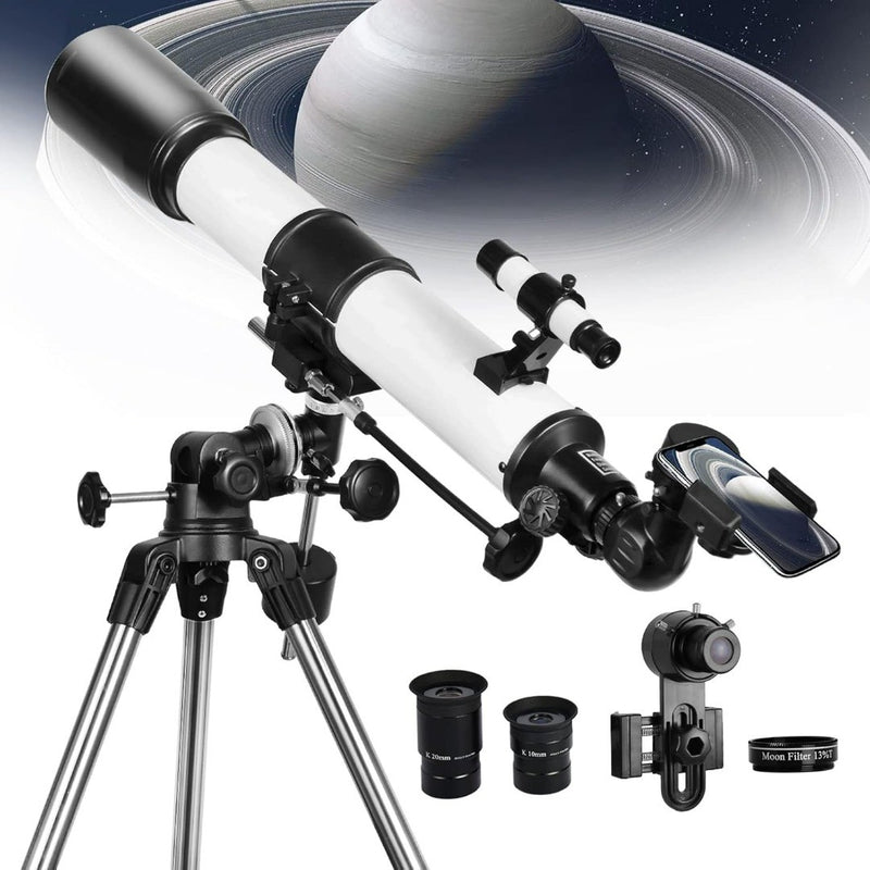 SOLOMARK Telescope 80EQ Refractor Telescope