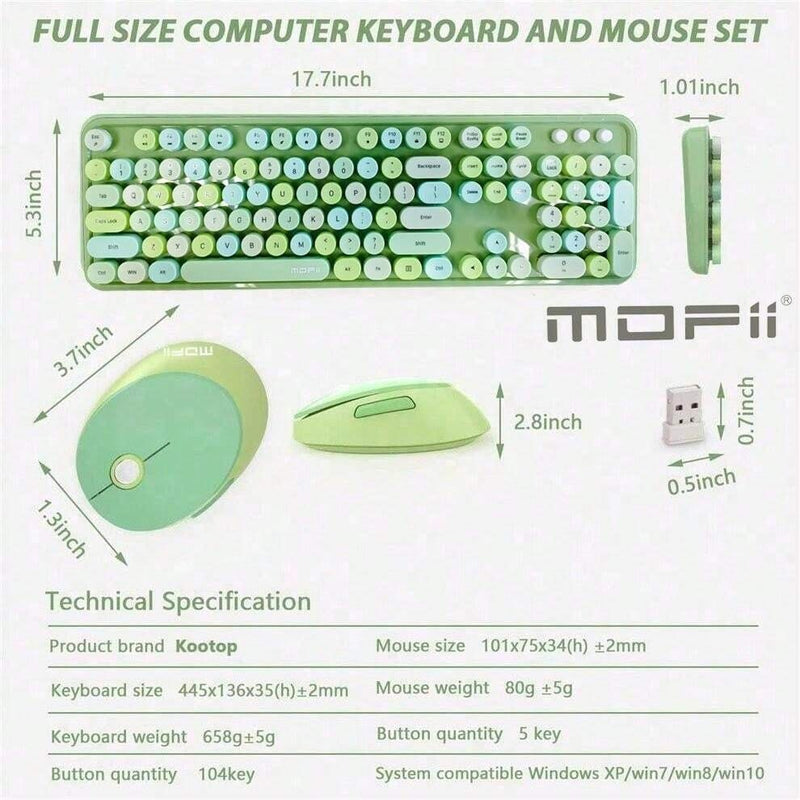 Wireless Keyboard and Mouse Combo 2.4G