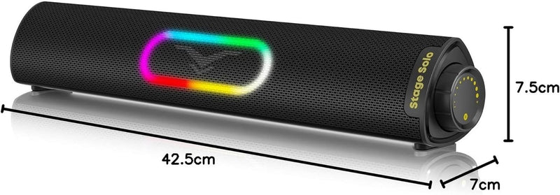 RGB Computer Mini Sound Bar USB Plug