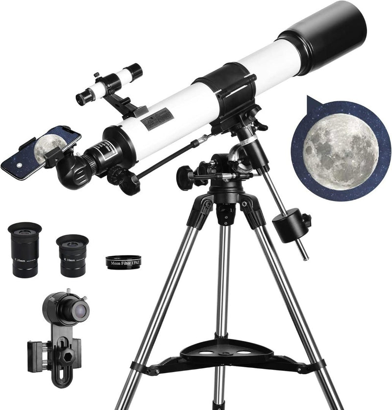 SOLOMARK Telescope 80EQ Refractor Telescope