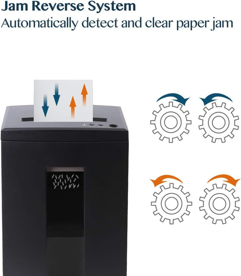 Paper Shredder 18-Sheet 60 Mins Running Time Cross Cut High Heavy Duty